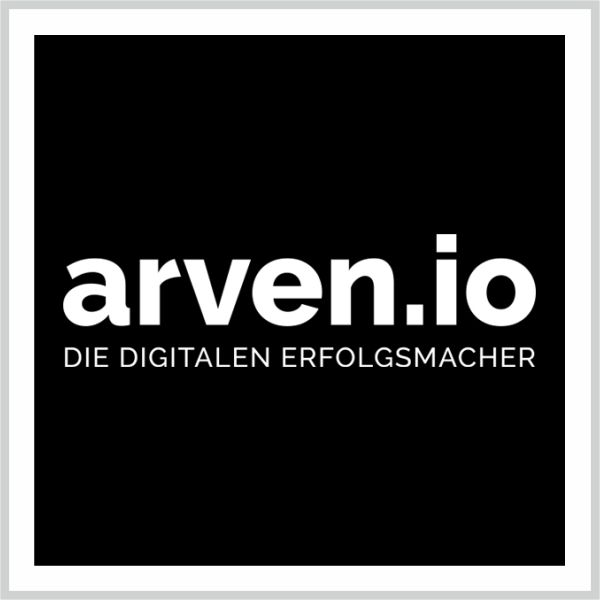 Das Logo der arvenio marketing GmbH