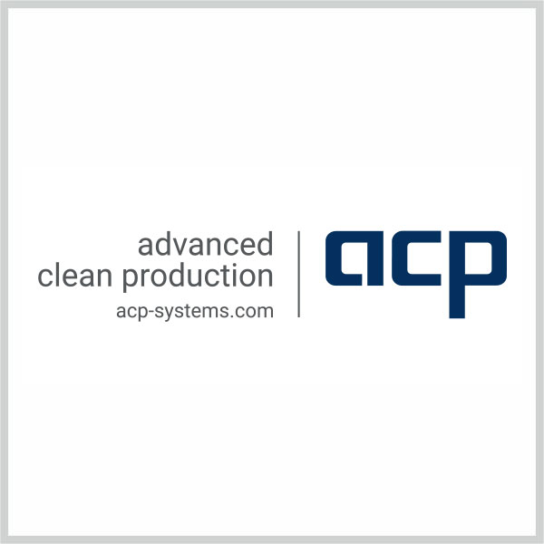 Das Logo von acp advanced clean production