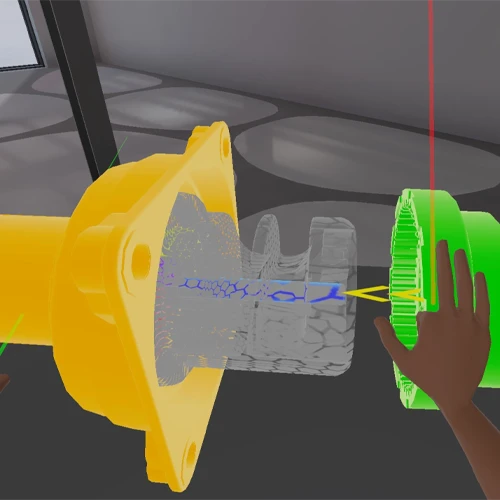 VR-Firmenvorstellung mit einem 3D Produkt